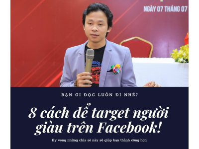 8 cách để target người giàu trên Facebook!